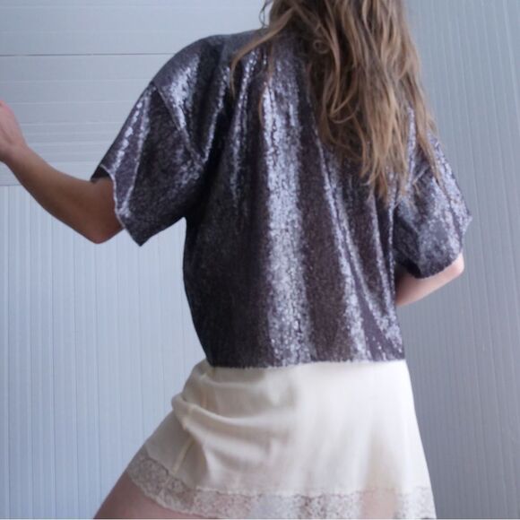 MM6 Maison Margiela shimmery sequin oversized Tshirt - Picture 9 of 9